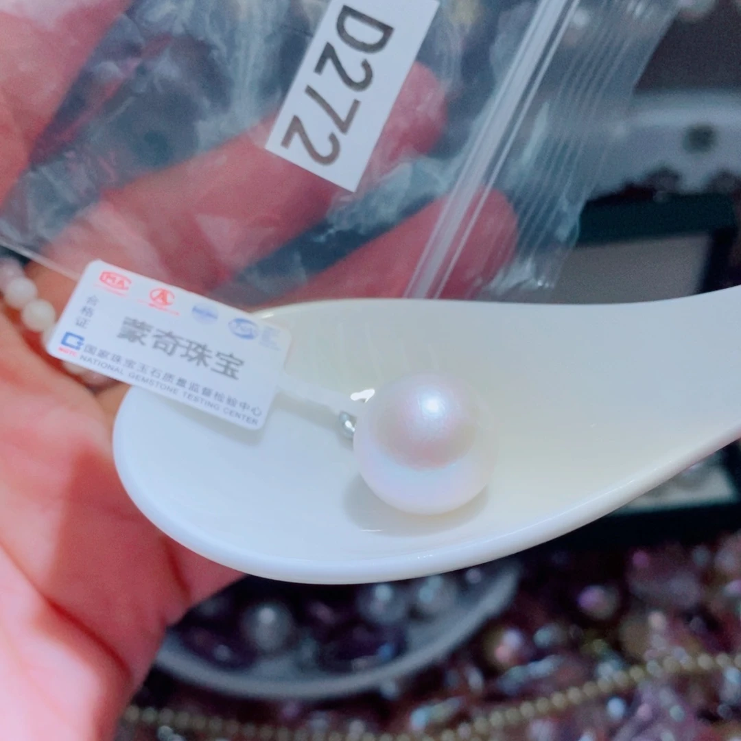 H****银S925镶嵌淡水珍珠其他