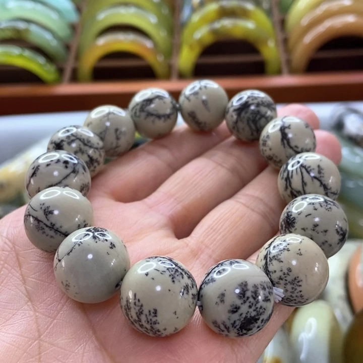 蛇纹石玉未镶嵌手镯小**宝