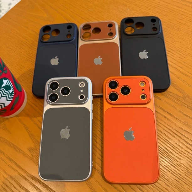 新款秒变17大视窗iPhone16ProMax手机壳苹果15Pro皮纹磨砂13/14套