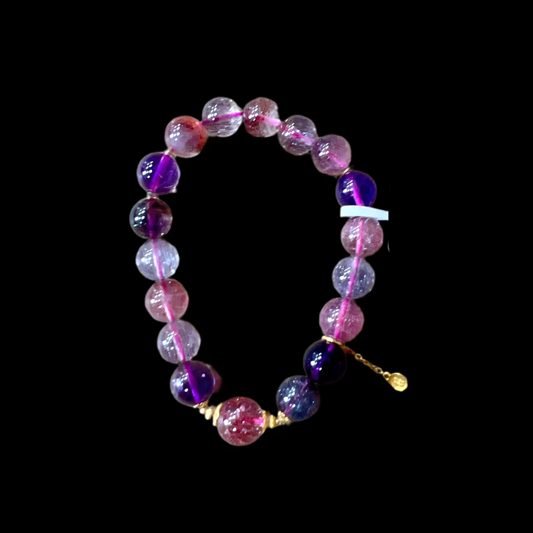 6168-超七水晶手串18K多样性，发一