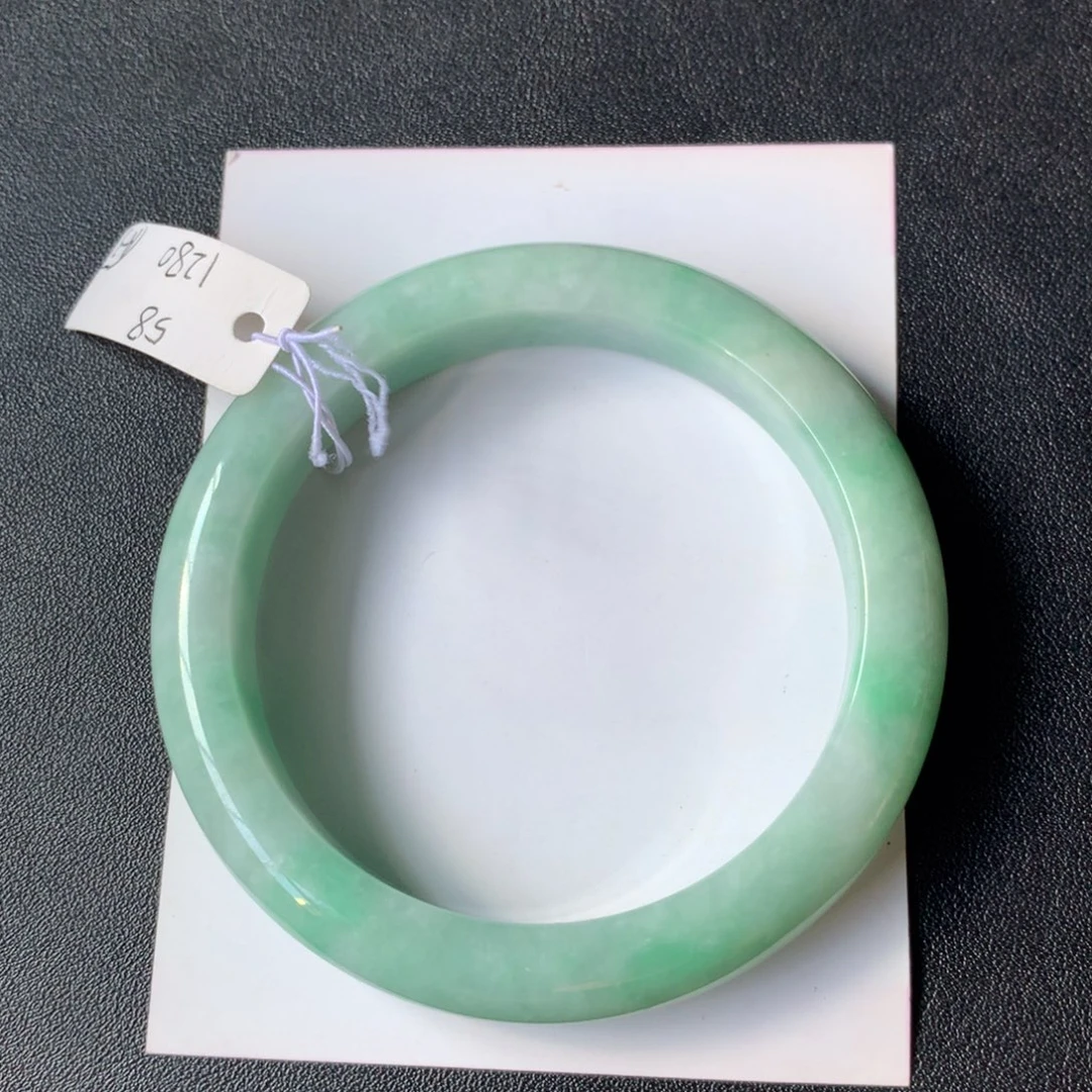 翡翠未镶嵌手镯58-12.1-8.8