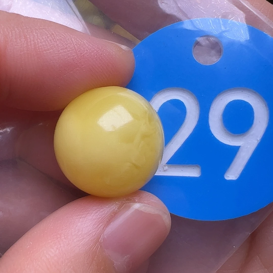 未镶嵌蜜蜡裸石金沙17m m