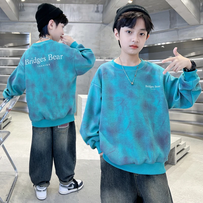 2025新款男童儿童加绒卫衣秋款男孩宝宝衣服爆款帅气炸街痞帅上衣