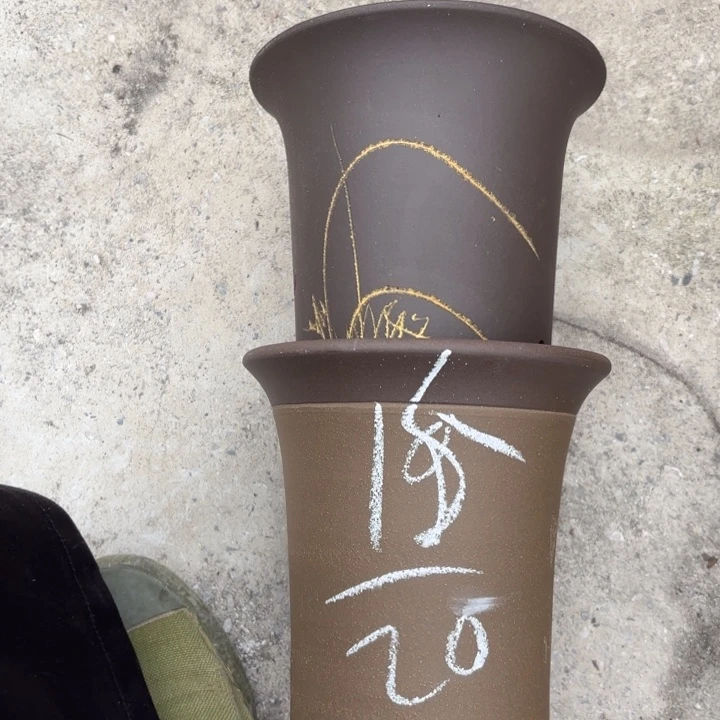 紫砂花盆紫砂的花
