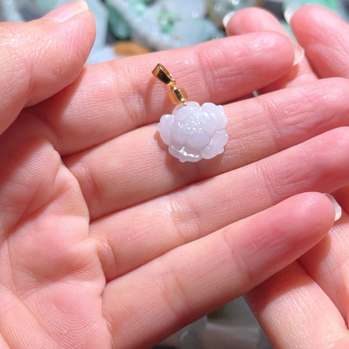 【闪购商品】翡翠颈饰未镶嵌聆****奏天然翡翠