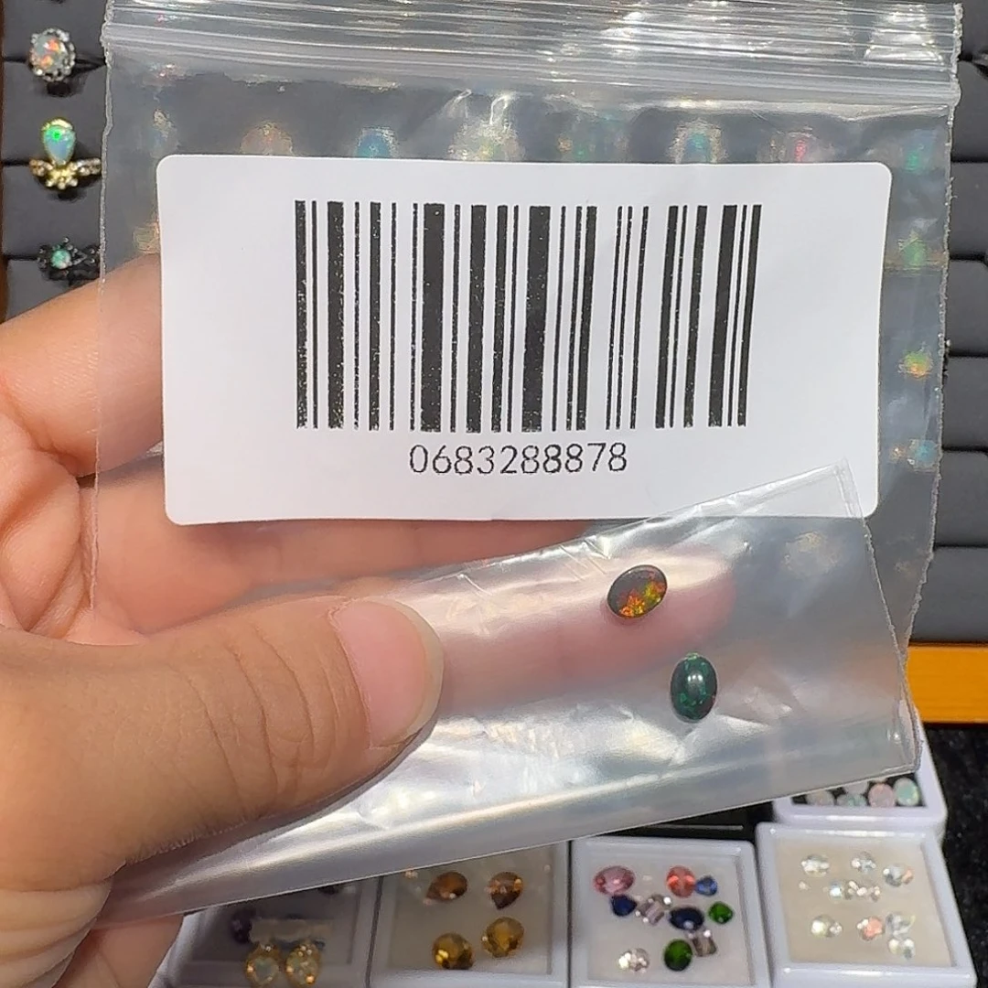 欧泊银S925镶嵌手链短***姨戒指