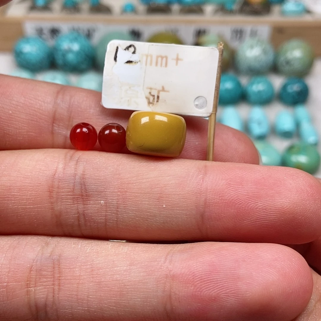 未镶嵌南红玛瑙珠宝半成品