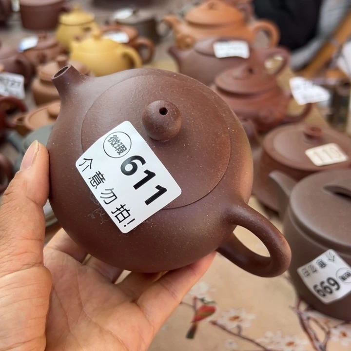 紫砂茶壶紫泥瑕疵300