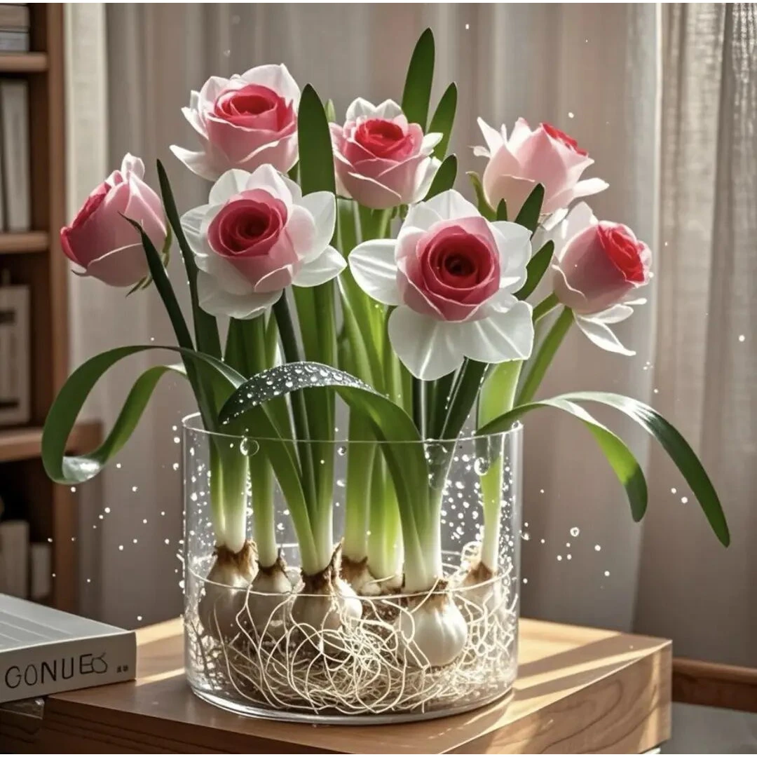 【水培驱蚊】玫瑰花种球浓香重瓣大花土培四季好养花卉绿植月季盆栽