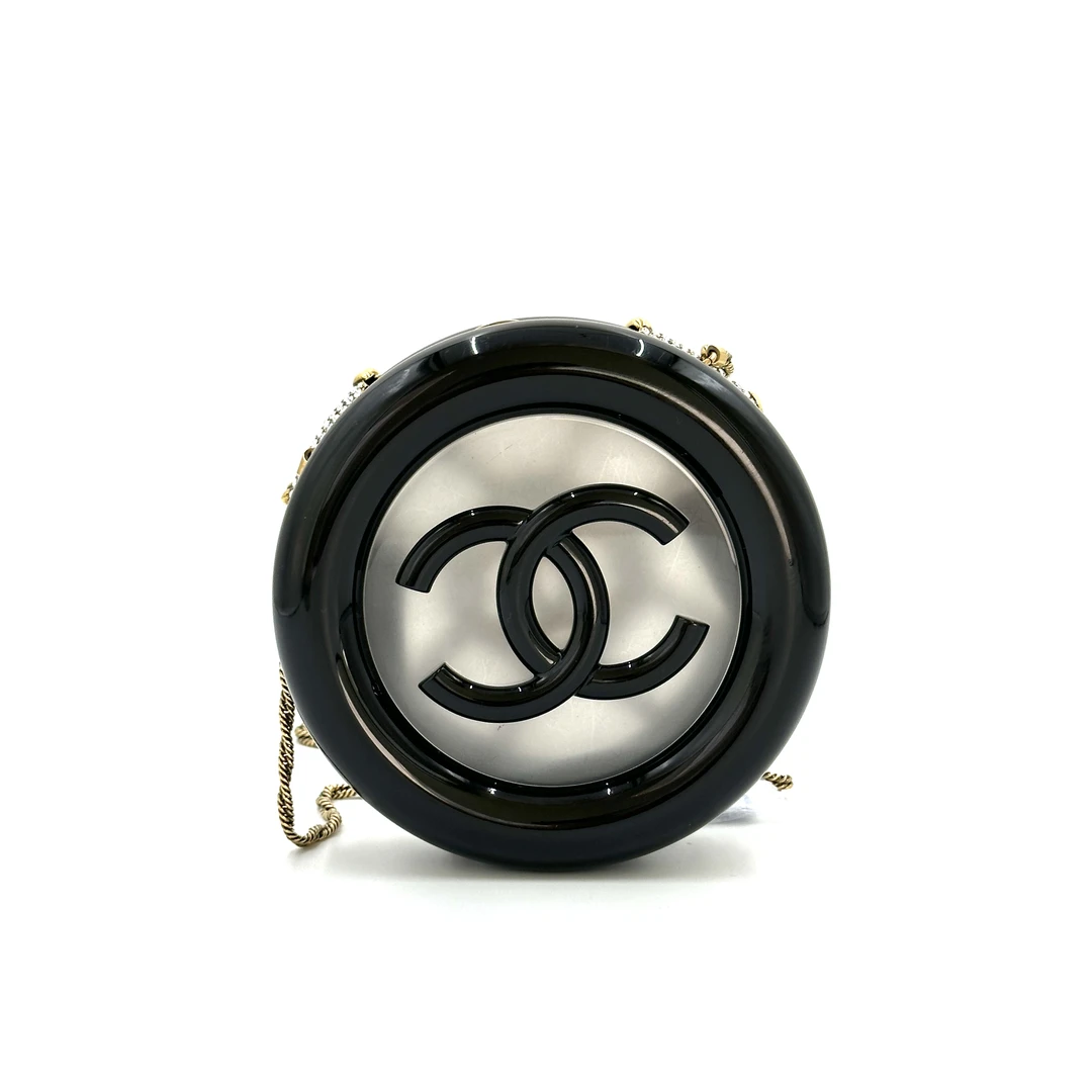 未使用 Chanel/香奈儿 Chanel 黑金满钻 游泳圈包25没卡 闲置