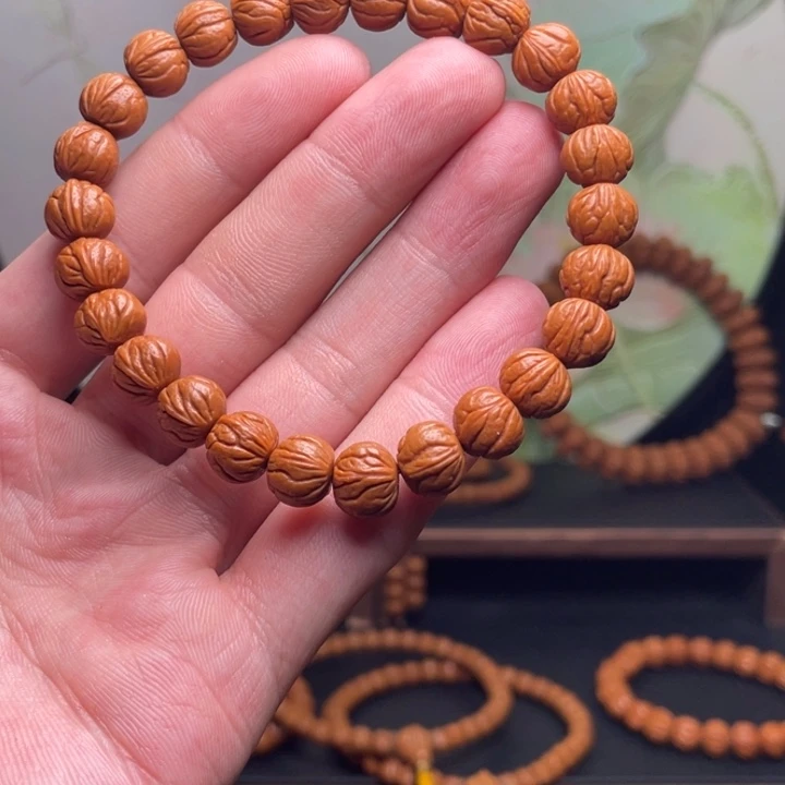 手串桃核10玉龙脊手串
