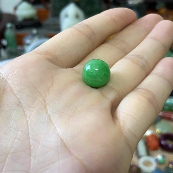 翡翠散珠精美雕刻物件物件
