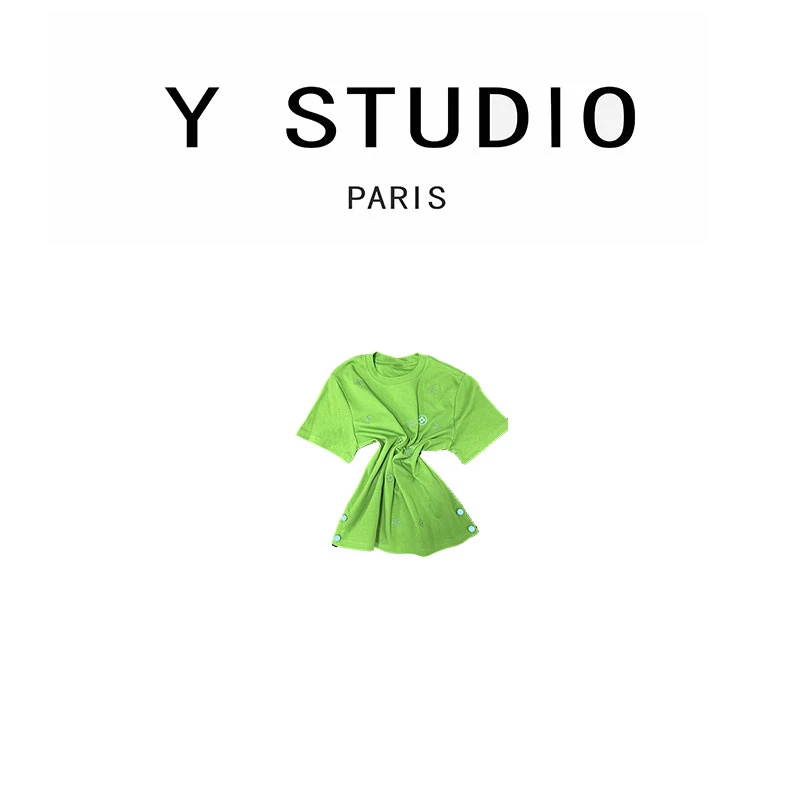 【大妮专属】【千万春景】新款百搭圆领短袖T恤女BU-DNZ329