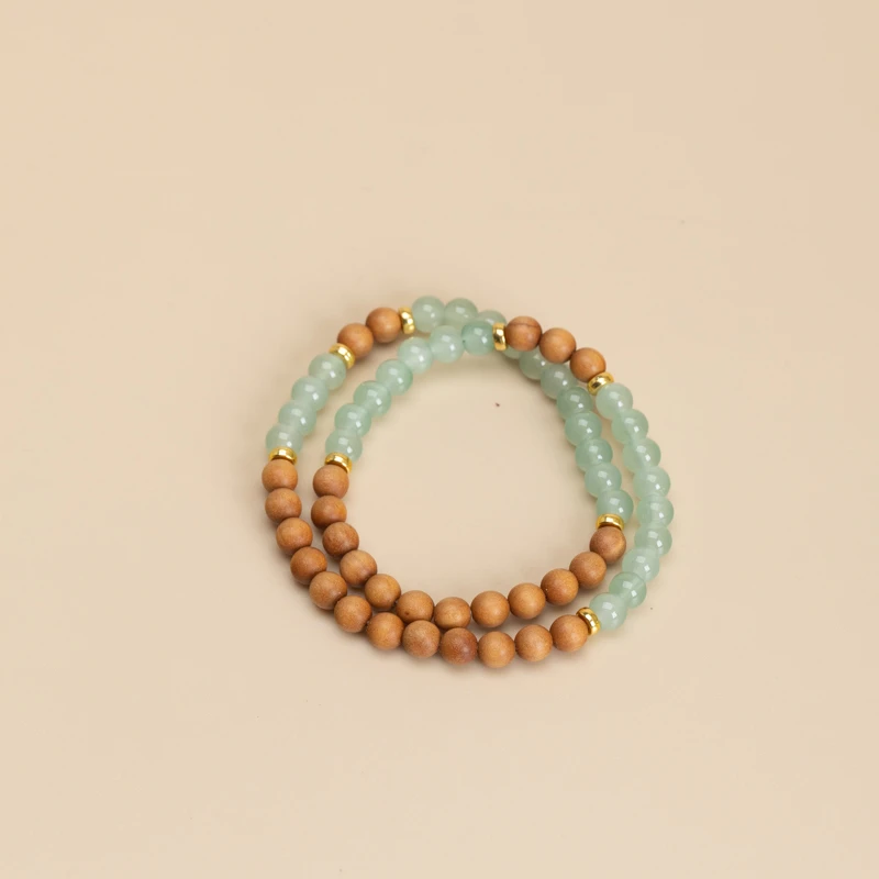 芭比檀两圈手串 XD161（不带礼盒）