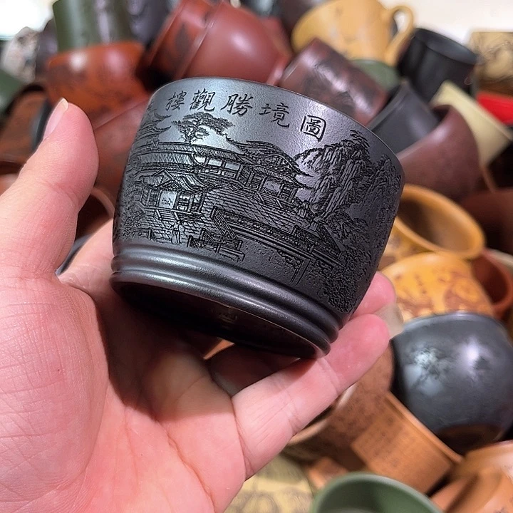 茶杯紫砂全手工紫砂主人杯