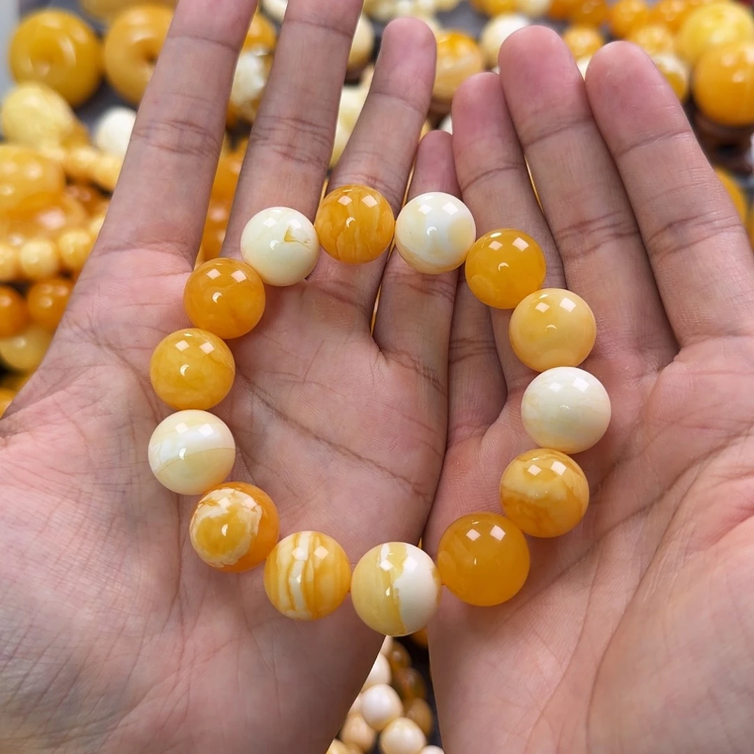 琥珀未镶嵌珠宝奇石16mm