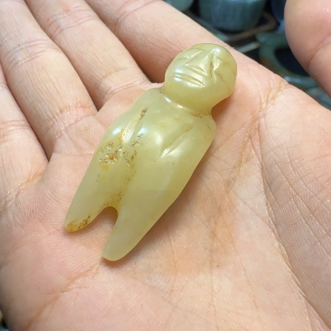 宇***哥玉玉摆件太阳人器形