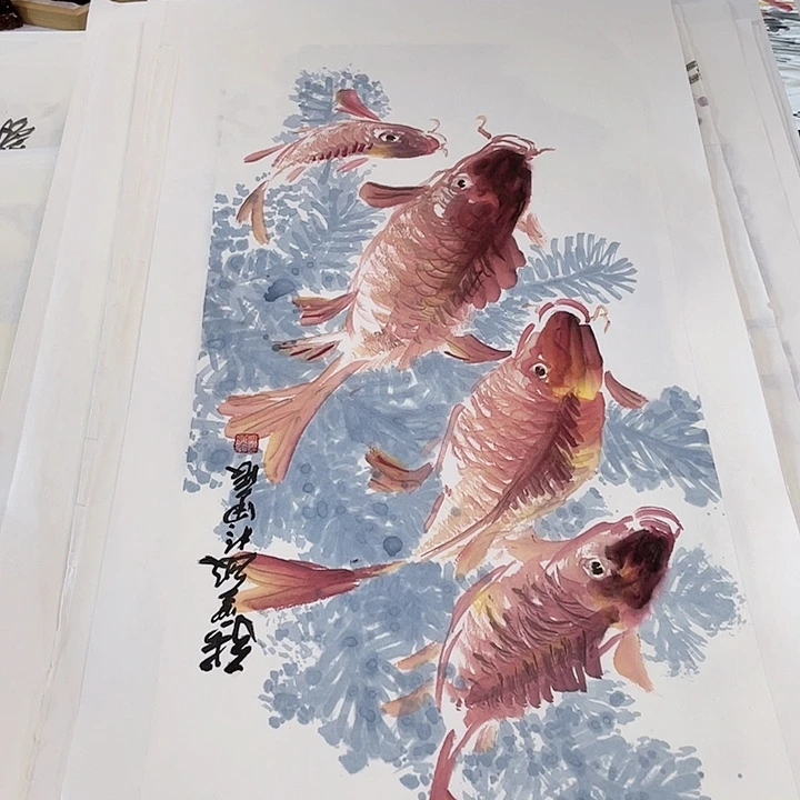 国画张圣敏先生纯手绘