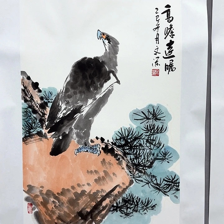 国画亲笔手绘放心去藏