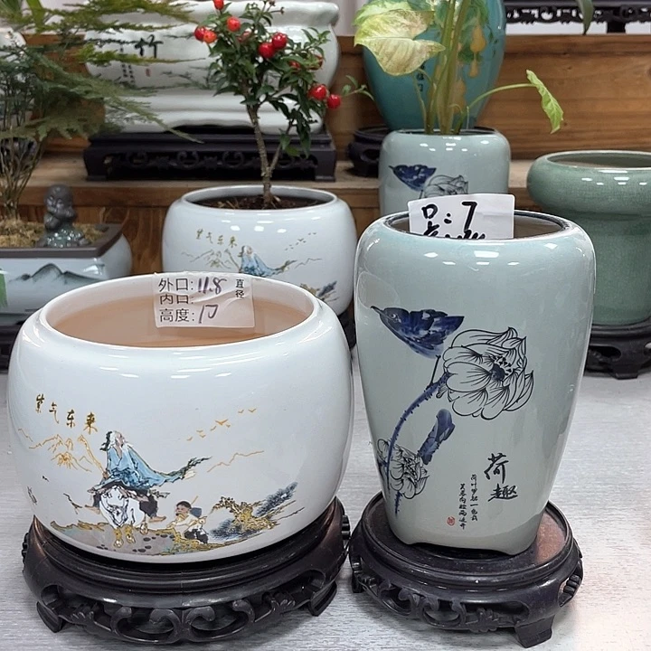 陶瓷花盆紫砂花盆福利抢购