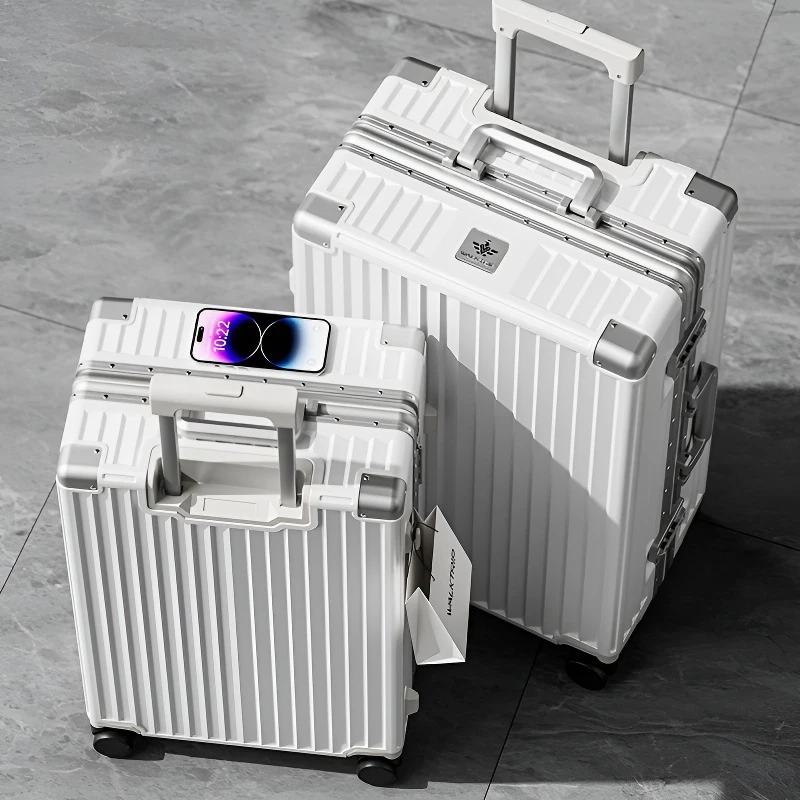 出口日本行之旅行李箱铝框拉杆箱20寸登机箱结实耐用26出国托运箱