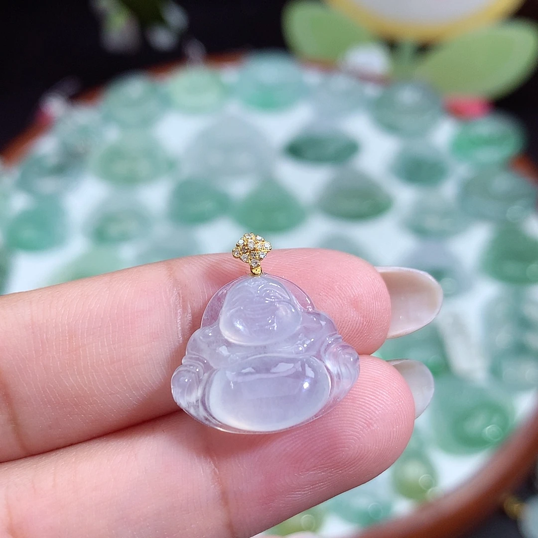 颈饰未镶嵌翡翠佛公