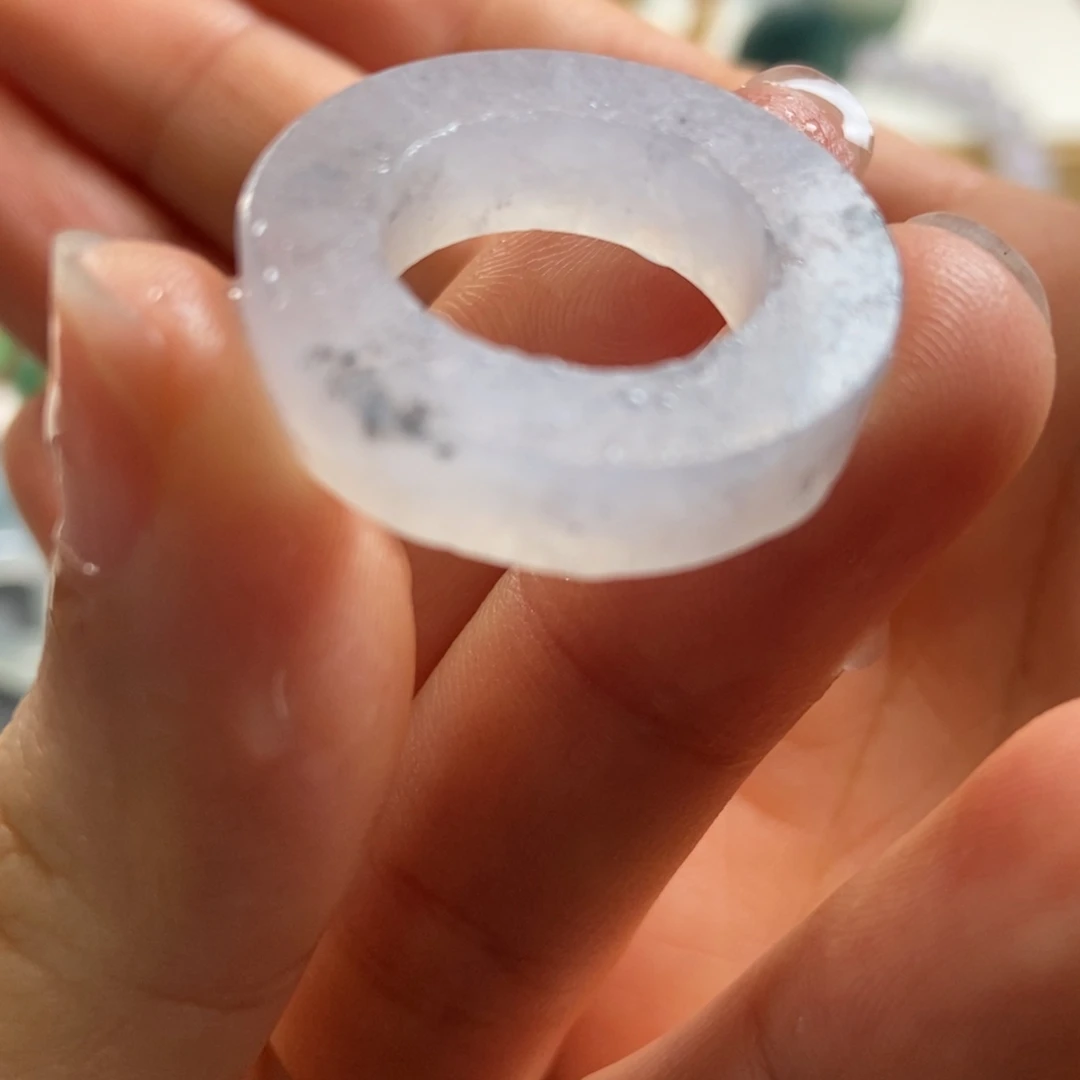 定制翡翠未镶嵌翡翠微瑕5号