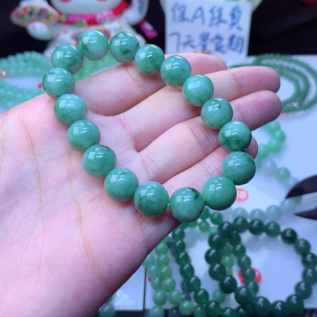 翡翠毛衣链未镶嵌