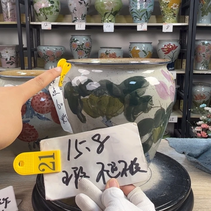 罐1tc景德镇陶瓷花盆