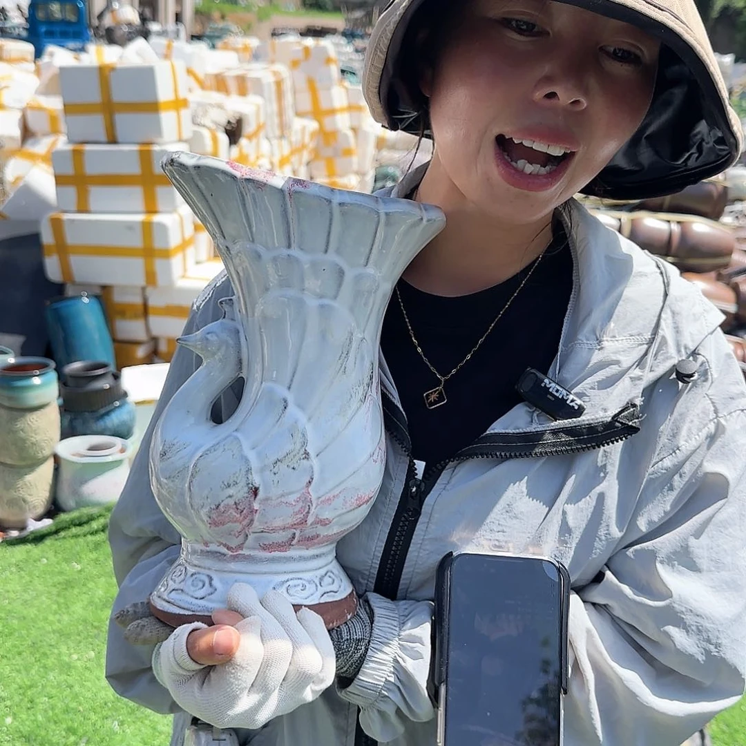 紫砂花盆王嫂花盆0616-a520大的