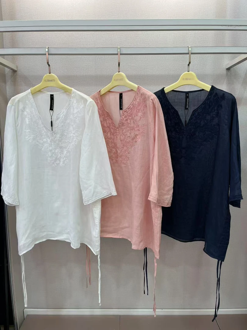 水淼2025夏季新品休闲套头衫0317