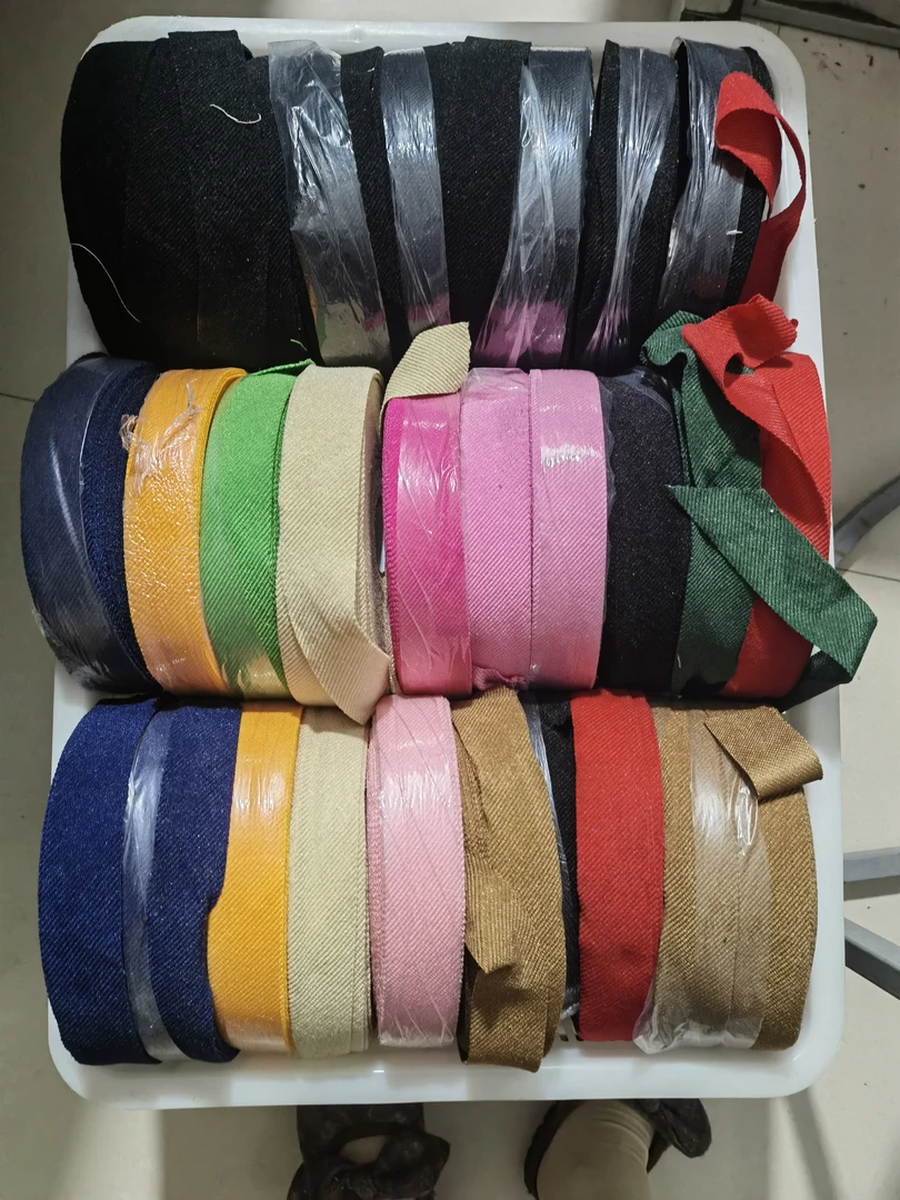 手工棉鞋包边条斜纹滚边条鞋口沿口布条，满50块包邮