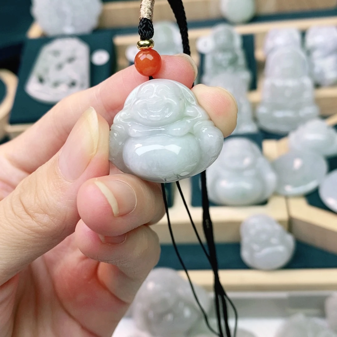 *****颈饰未镶嵌翡翠佛公