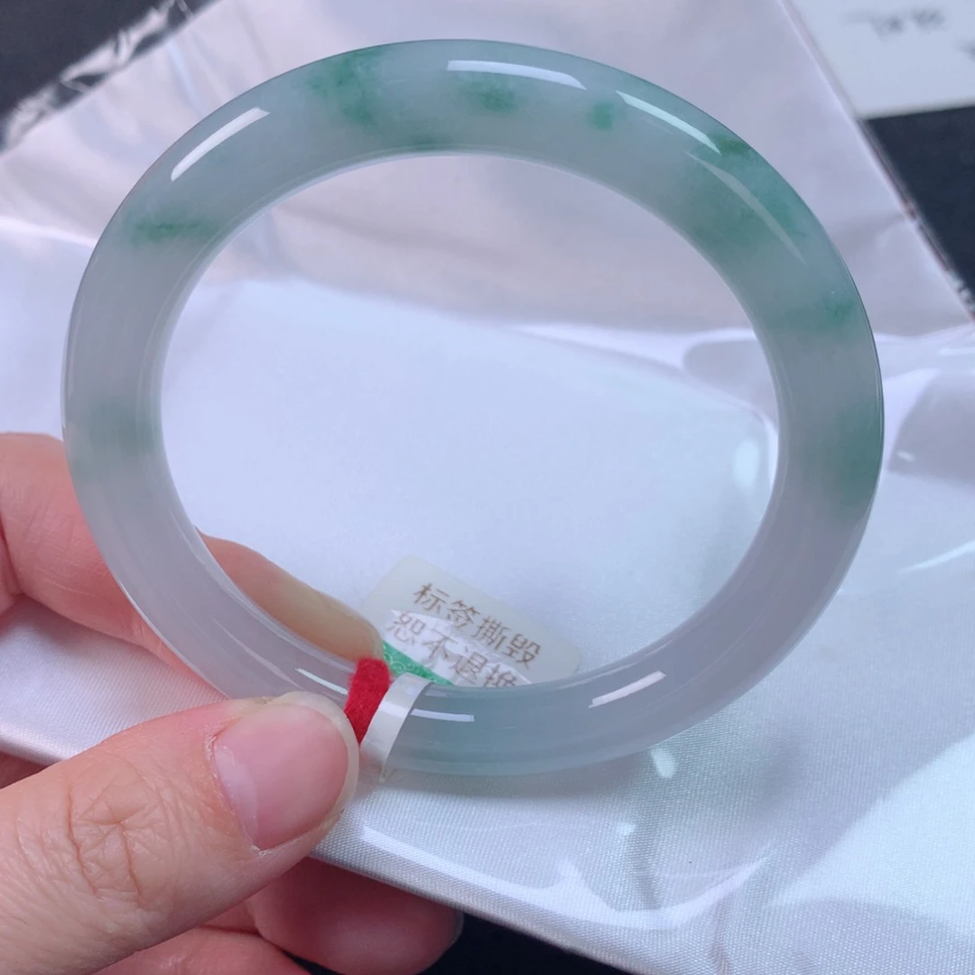 未镶嵌手镯翡翠缅甸天然翡翠手镯5859