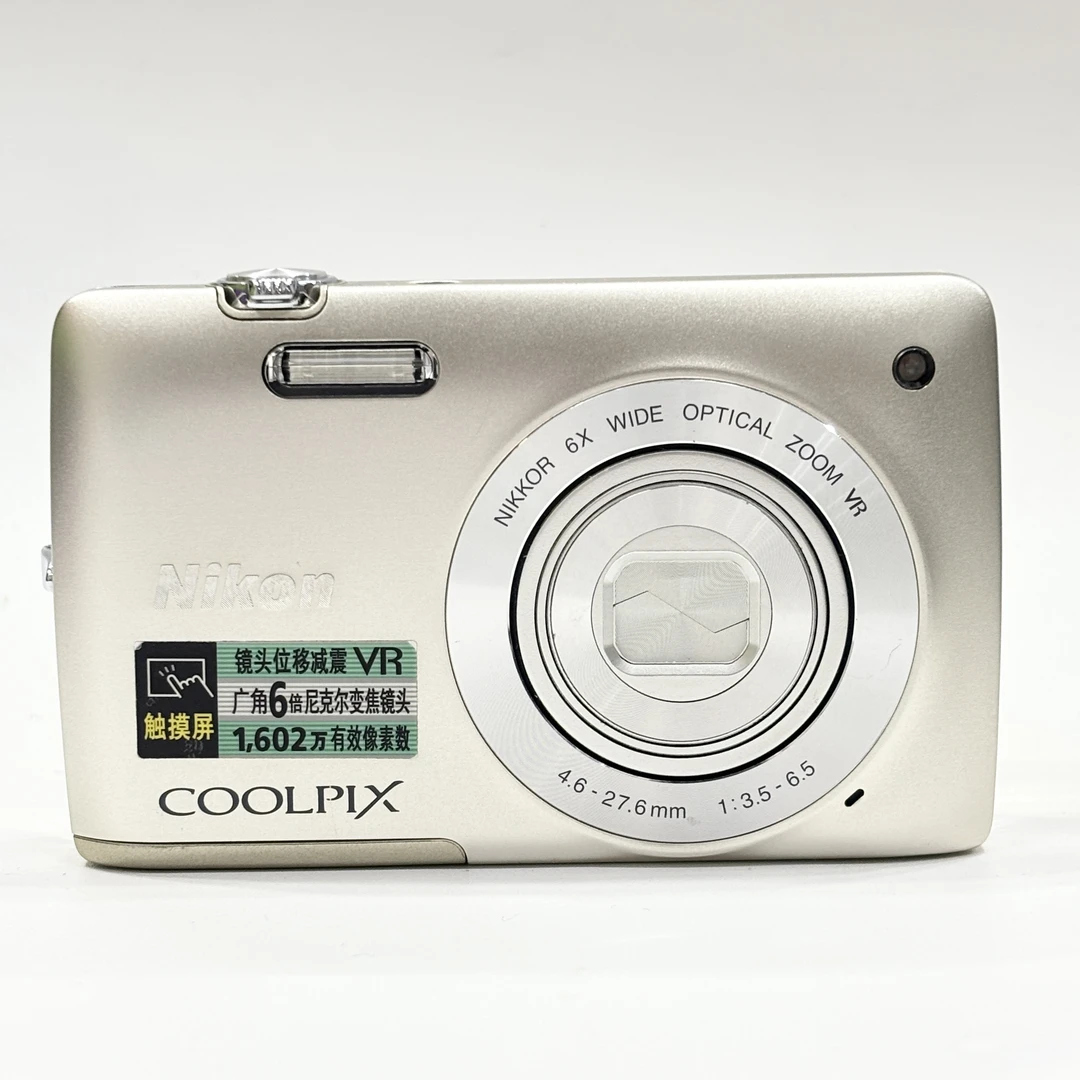 95新 Nikon/尼康 s4300银色触摸屏1600万像素6倍变焦触屏ccd