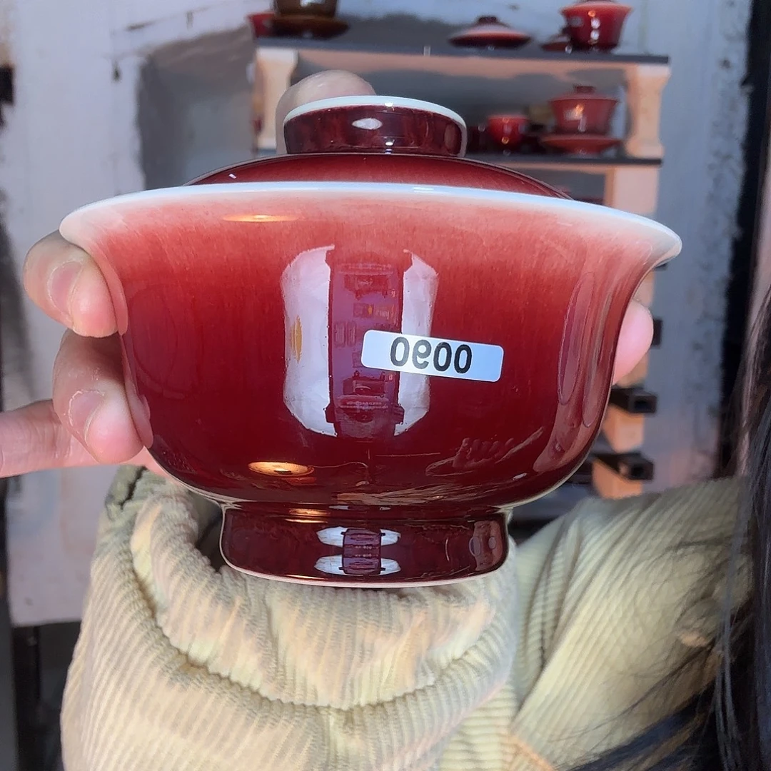 瓷片景德镇郎红陶瓷