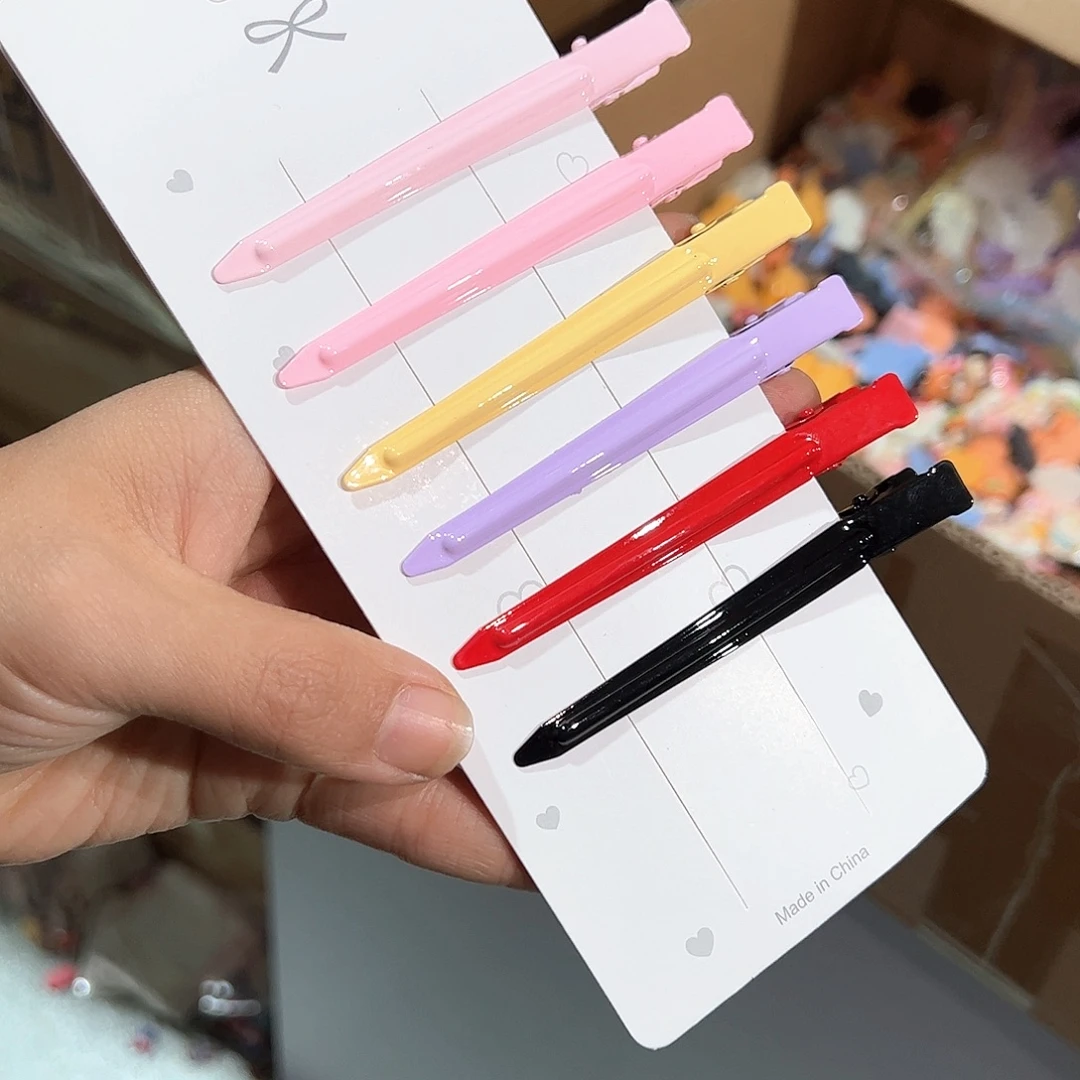 6色加厚8.7无痕定位夹100个清货