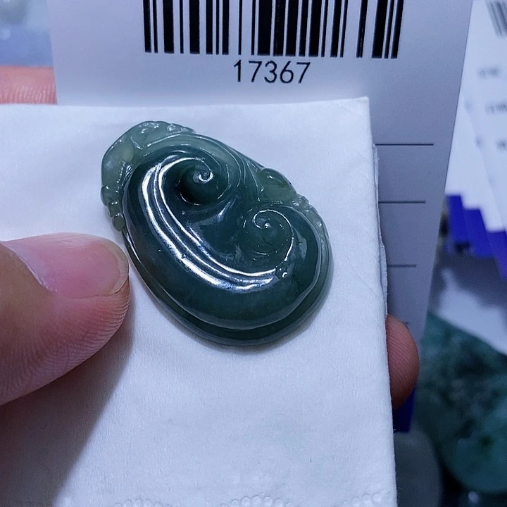翡翠未镶嵌颈饰天光墟翡翠市场现金代购