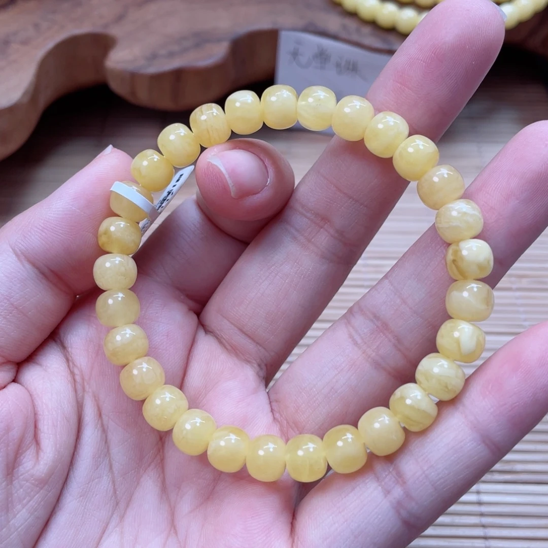 蜜蜡未镶嵌手串蜜蜡