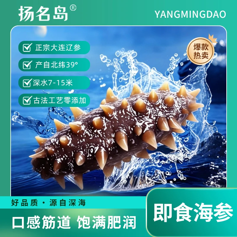 扬名岛【即食海参】三斤装  正宗大连辽刺参  冷蒸工艺  固形物≥80%