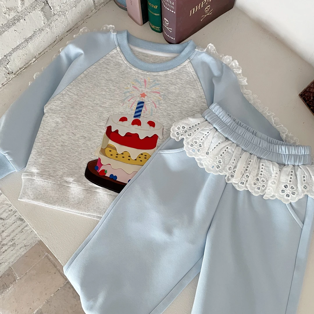 TC.KIDS#63276#福利款 TC.KIDS  2025秋冬汉服女童两件套卫衣套装