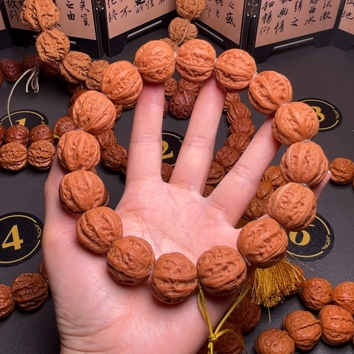 9***晨手串文玩核桃京八棱