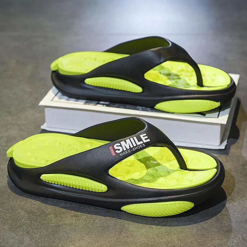 HKHY人字拖男新款夏季外穿防滑防臭凉拖户外夹脚沙滩拖鞋