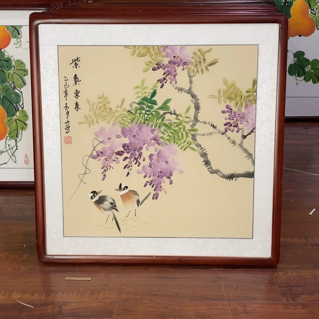 国画带框尺寸63*63厘米
