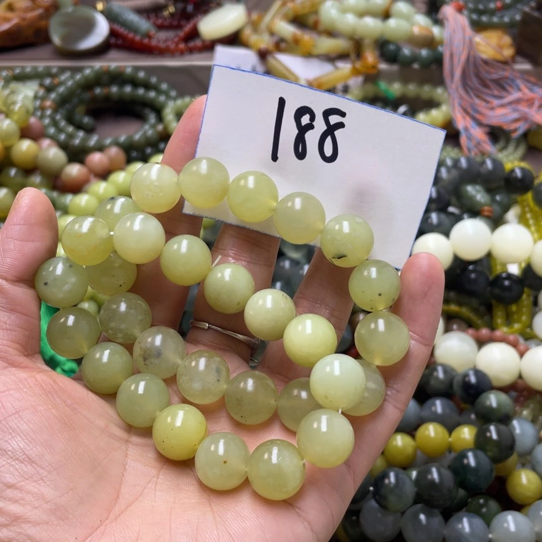 未镶嵌蛇纹石玉手链