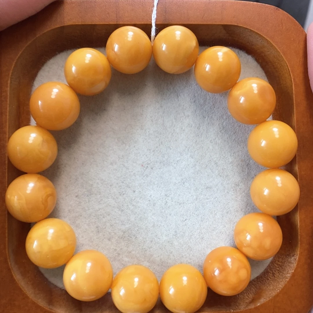 未镶嵌蜜蜡手串蜜蜡手串