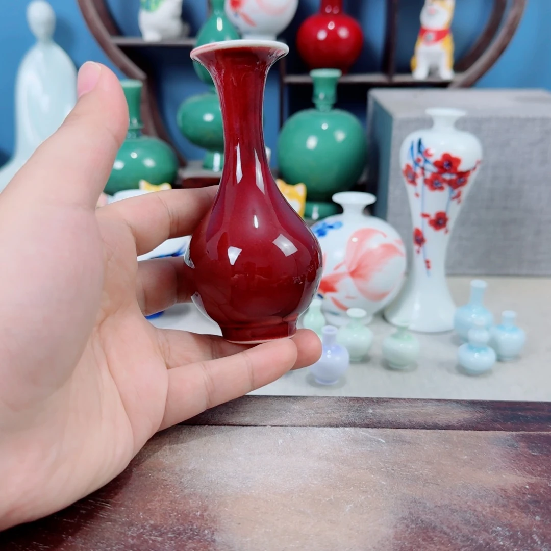 陶瓷手工小花器摆件