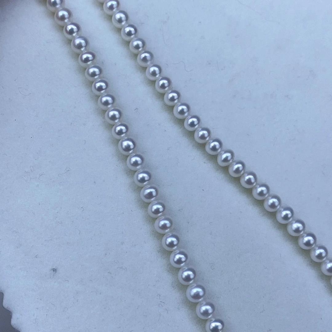 淡水珍珠颈饰银S925镶嵌➕5.6极光炫彩