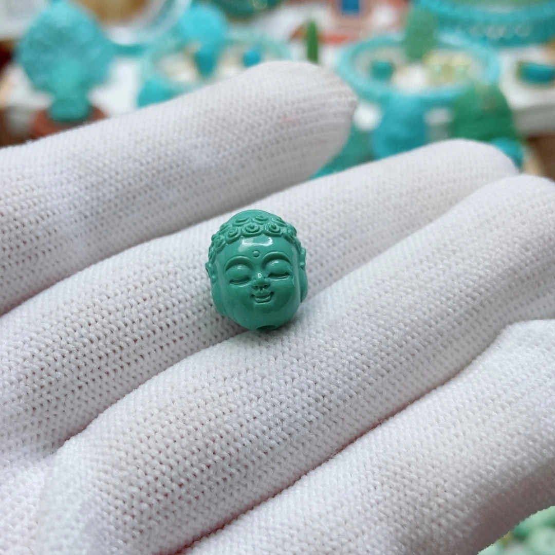 绿松石未镶嵌珠子