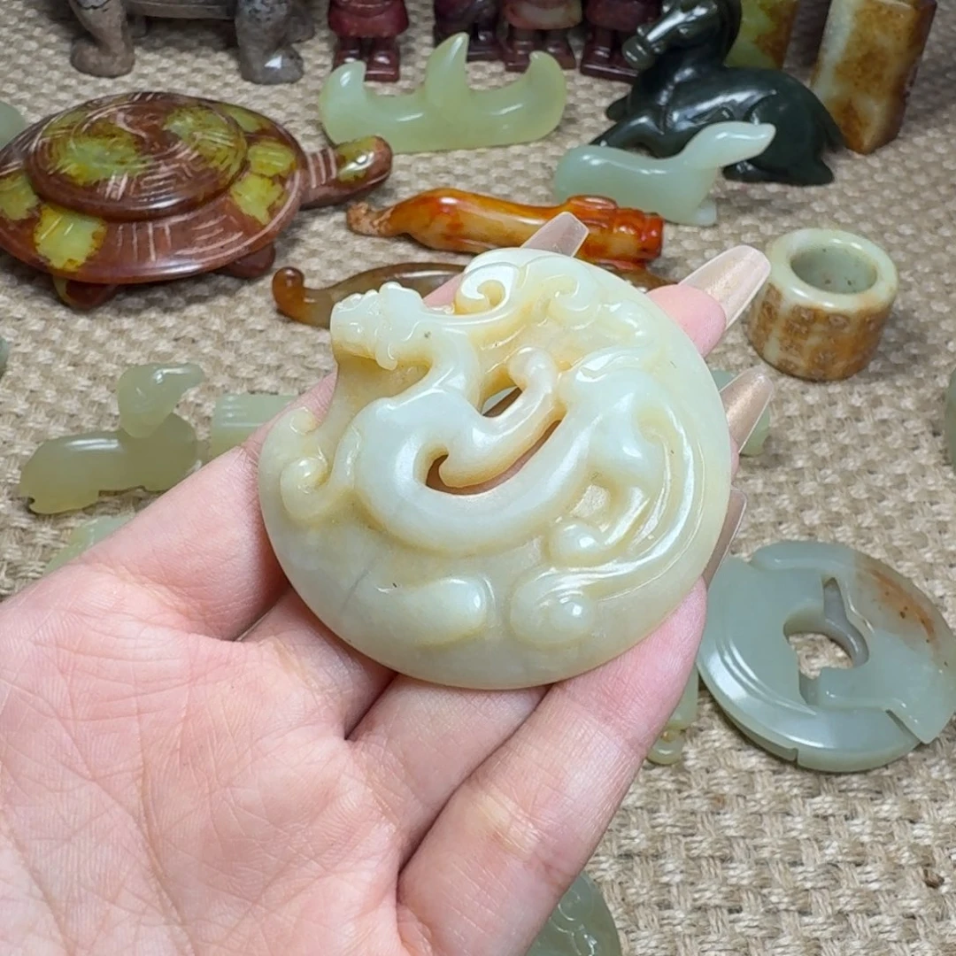 顺***然吊坠白玉菩提挂件